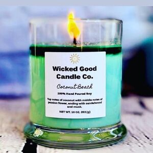 100% Soy, Hand Poured, Highly Scented Candles in over 60 scents.